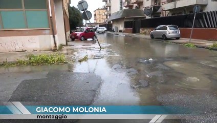 Rione Ferrovieri allagato dopo il temporale