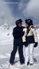 เปอร์ สุวิกรม ขอแต่งงาน ยิหวา ท่ามกลางวิวภูเขาหิมะสุดสวย