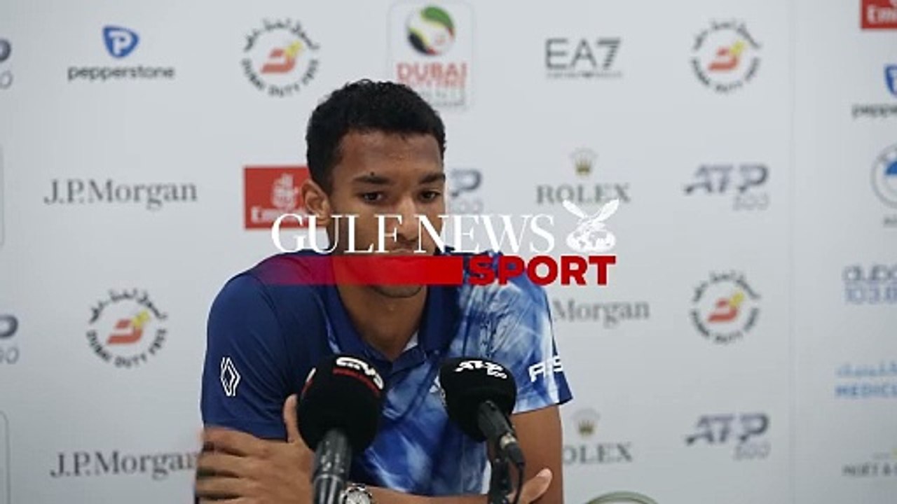Felix Auger-Aliassime takes long-term view on career goals at Dubai Tennis