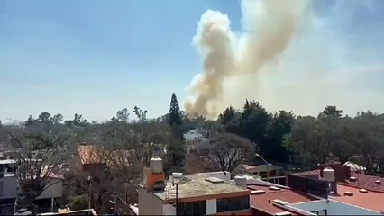 Incendio alarma en el Vaso regulador del Cristo en Naucalpan (VIDEO)
