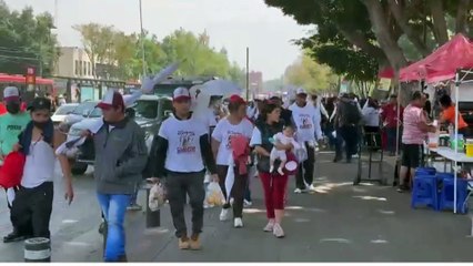 Comienza arribo masivo de asistentes al inicio de campaña de Claudia Sheinbaum