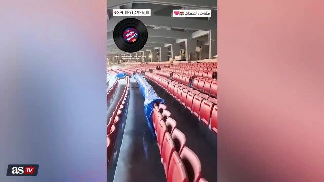 Sale un vídeo del estado actual del Camp Nou: juzguen ustedes mismos