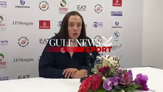 Polish tennis player Iga Swiatek predicts many future wins for Leylah Fernandez at Dubai Tennis
