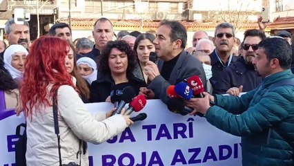 DEM Parti Diyarbakır İl Eşbaşkanı Abbas Şahin konuşma yaptı