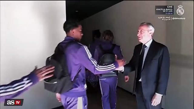 Saludo de Florentino a la plantilla