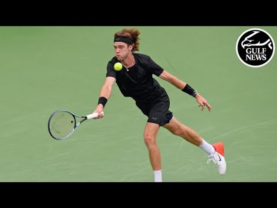 Andrey Rublev advances to quarterfinals of Dubai Tennis Championship