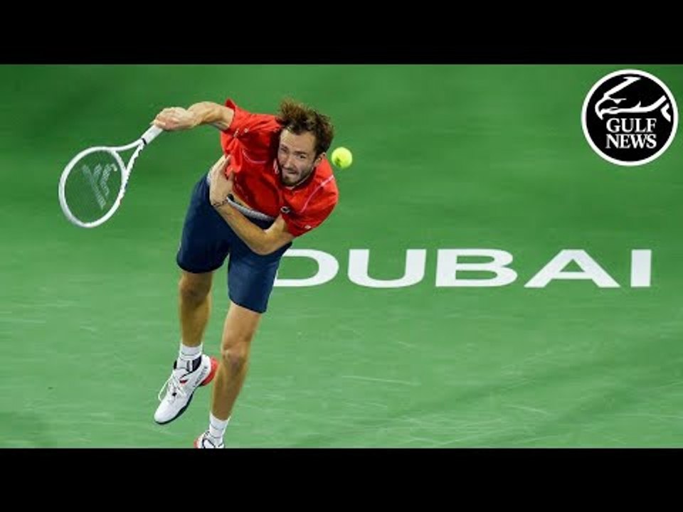 Dubai Tennis: Daniil Medvedev ends Novak Djokovic's win streak to reach final