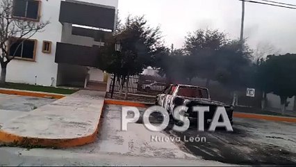 Volvió el terror a Doctor Coss: Incendian ambulancias y alcaldía