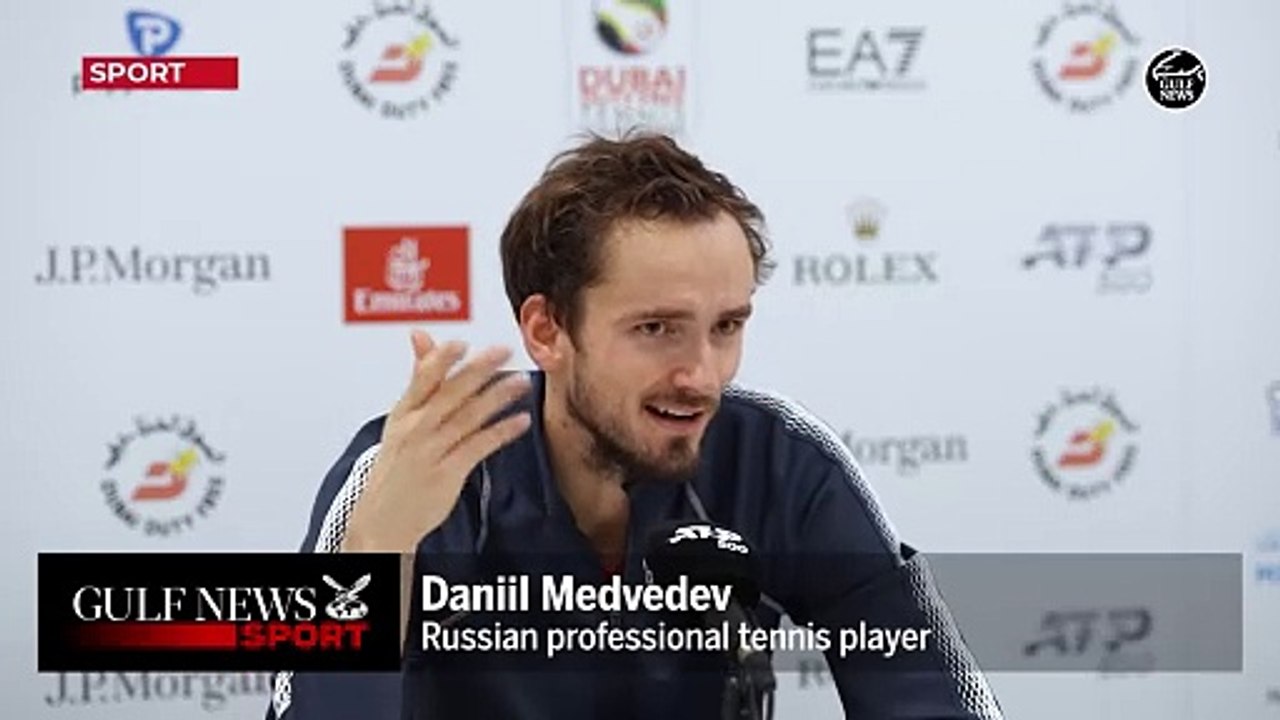 Dubai Tennis: Daniil Medvedev delighted with extension of winning streak