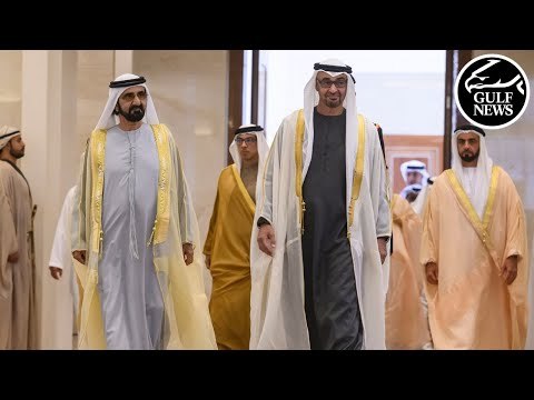 UAE President and Vice President attend swearing-in ceremony for new ministers