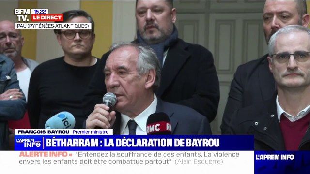 François Bayrou sur Bétharram: Notre société ne peut pas accepter que ces violences demeurent ignorées