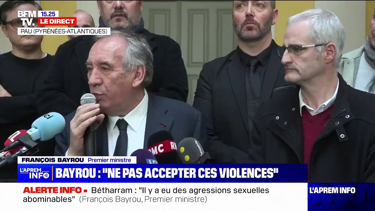 Bétharram: François Bayrou veut "demander au ministère de la Justice de détacher des magistrats" pour que les plaintes soient toutes examinées