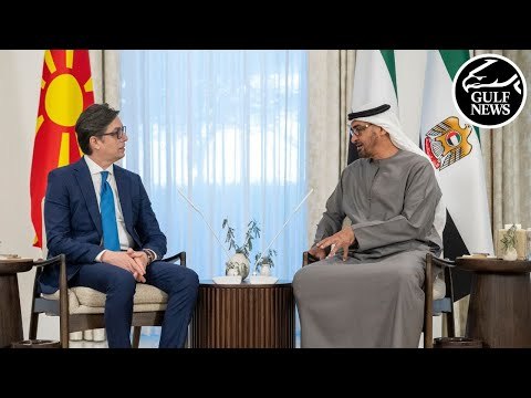 UAE President meets with North Macedonia's President to strengthen bilateral relations