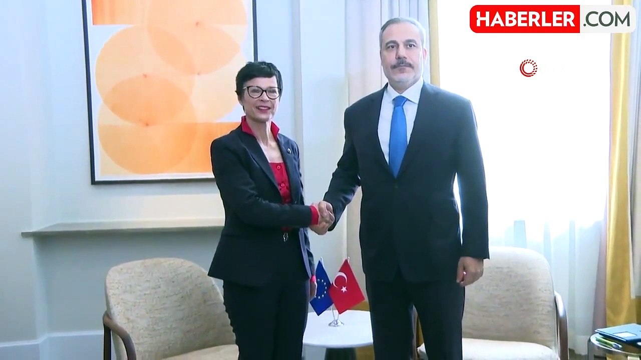Dışişleri Bakanı Fidan, Avrupa Komisyonu Komiseri Kos ile Görüştü