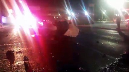Choque en Autopista Reynosa deja niña muerta de 4 años  y 5 lesionados (VIDEO)