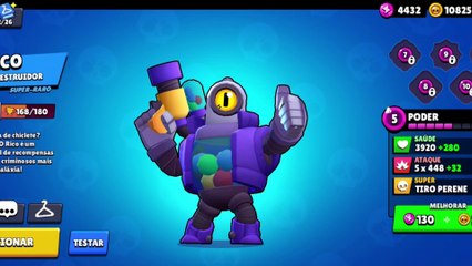 Pique - Gema Flipera de Cristal com o Personagem Rico #Part 02, Brawl Stars, Gameplay.