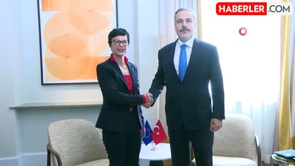 Dışişleri Bakanı Fidan, Avrupa Komisyonu Komiseri Kos ile Görüştü