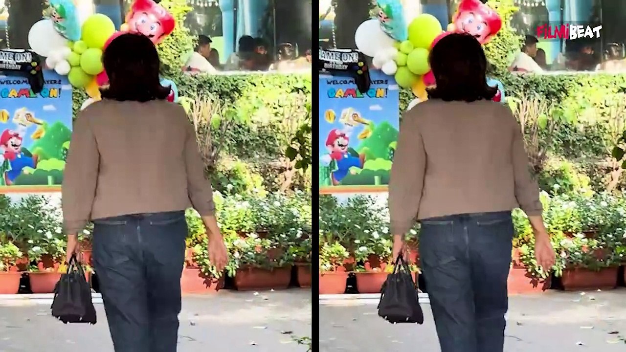 Raha Kapoor ने दादी Neetu Kapoor के साथ ली Randhir Kapoor की Birthday Party में एंट्री Watch video