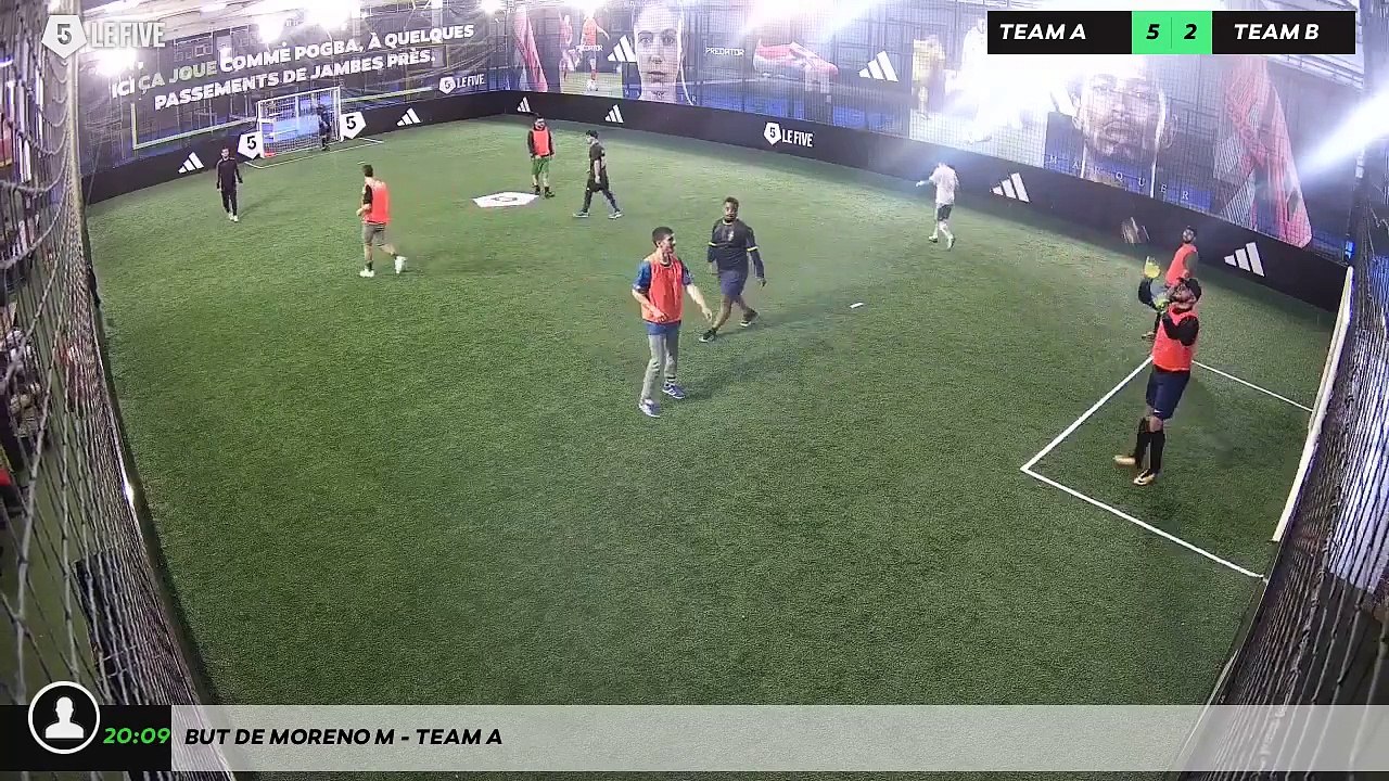 But de Moreno M - Team A