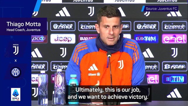 Inter clash 'most important game' of Juventus' season - Motta