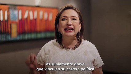 Reitera Xóchitl Gálvez exigencia a AMLO de limpiar el nombre de México