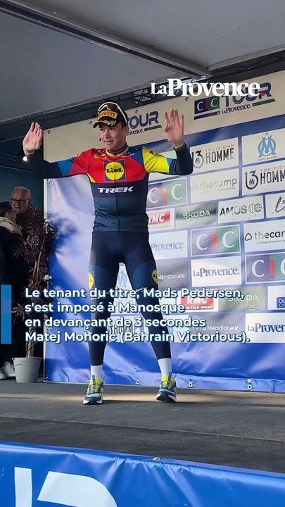 CIC Tour de La Provence, Mads Pedersen fait coup double en s’imposant à Manosque lors de la 2e étape