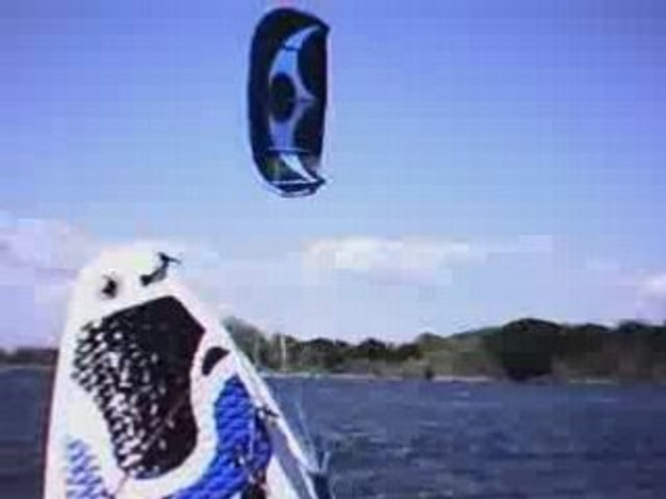 Kitesurf - No straps caméra embarquée