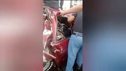 Paraliza carambola vialiadad en la autopista México-Puebla