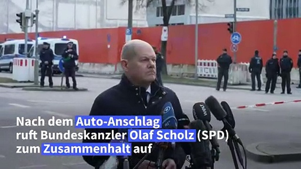 Nach Anschlag in München: Scholz ruft zum Zusammenhalt auf