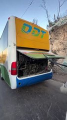 Caos vial en la México-Pachuca: chocan camiones y combi