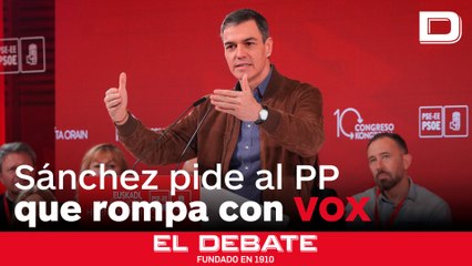 Sánchez pide al PP que rompa con Vox, "el verdadero caballo de Troya de Europa"