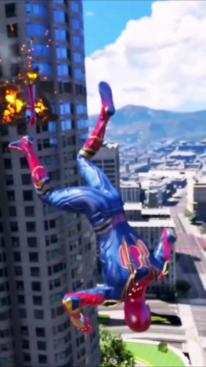 GTA 5 Epic Ragdolls | Spider-Man Jumps/Fails ep 146 #spiderman #gta #gta5