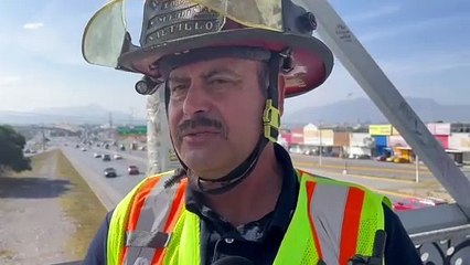 Alertan sobre posible situación de riesgo en puente; se trató de trabajadores