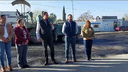 Arrancan trabajos de recarpeteo en colonia Santa Fe en Ramos Arizpe