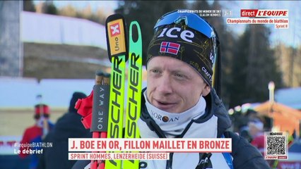 Le replay de l'après course du sprint messieurs de Lenzerheide - Biathlon - Championnat du monde