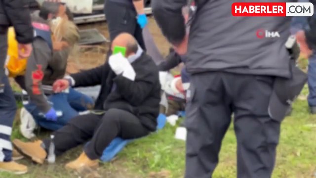 Tekirdağ'da işçi servisi kaza yaptı: 25 yaralı