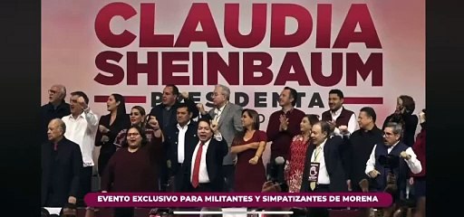 Claudia Sheinbaum es ratificada como candidata a la presidencia por Morena