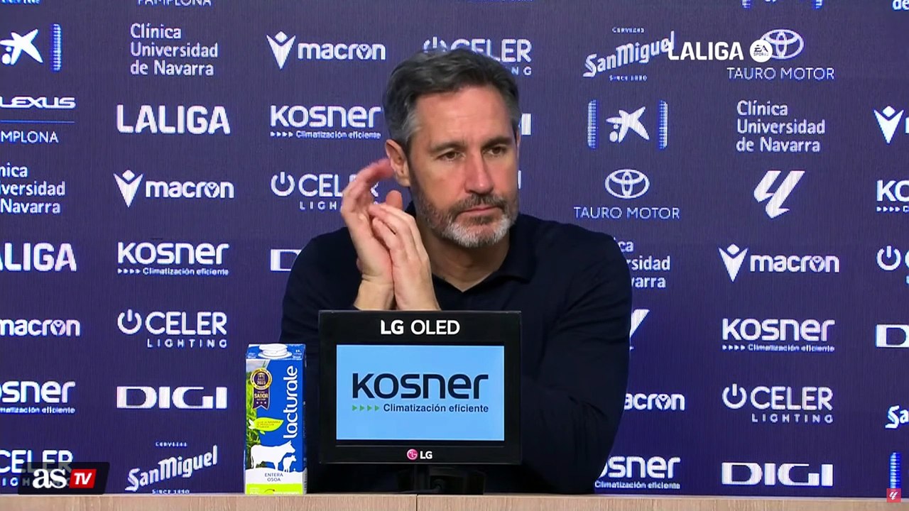 VICENTE MORENO, rueda de prensa COMPLETA tras el POLÉMICO OSASUNA 1 - REAL MADRID 1