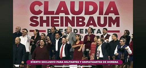Ratifican a Claudia Sheinbaum como candidata a la Presidencia de México