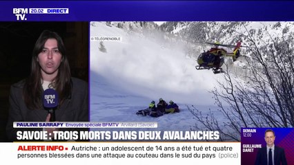 Savoie: trois personnes sont mortes dans deux avalanches