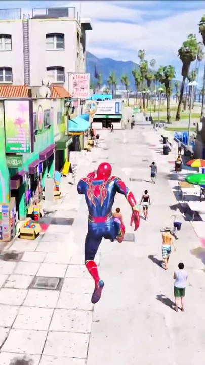 GTA 5 Epic Ragdolls | Spider-Man Jumps/Fails ep 150 #spiderman #gta #gta5