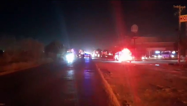 Incendio en empresa moviliza a rescatistas en Apodaca