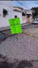 Exhiben fuga de aguas negras en el 15 y 16 Allende