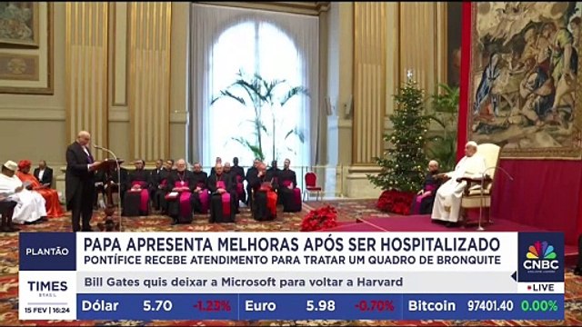 Papa Francisco segue internado após dificuldades respiratórias | PLANTÃO TIMES BRASIL