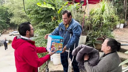 VIDEO | Santiago se prepara por el frente frío con la entrega de cobertores y alimentos