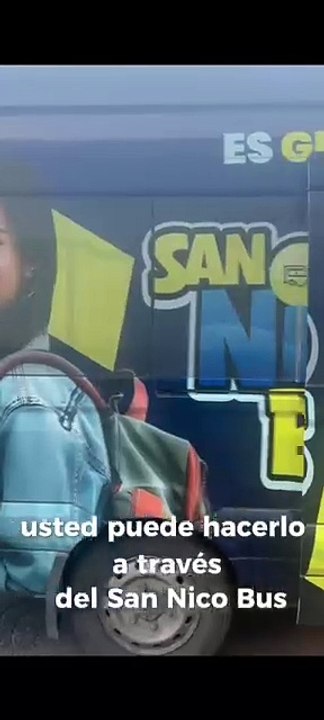 San Nico Bus: Conoce las 4 rutas de transporte gratuito
