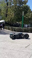 Aparecen “motos chocadas” en plazas de Toluca; te contamos de qué se trata