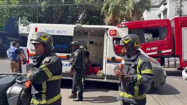 VIDEO | Cinco heridos tras choque de Microbús en la Portales en CDMX
