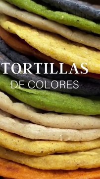 ¿Cómo preparar tortillas de colores? Estas son las recetas