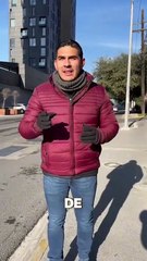 Se viste de blanco zona Cumbres tras frente frío número 24 en Monterrey
